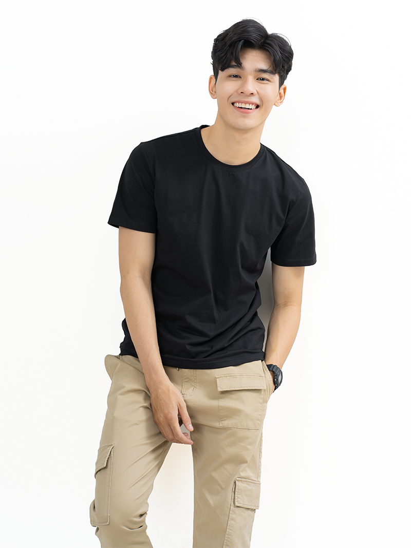 Áo Thun Nam Basic Cổ Tròn